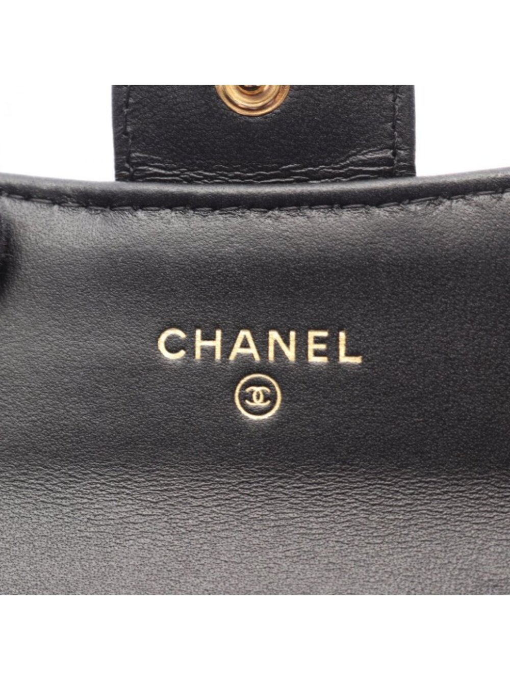 Chanel Card Case Quilted Black Lambskin - Picture 4 of 5
